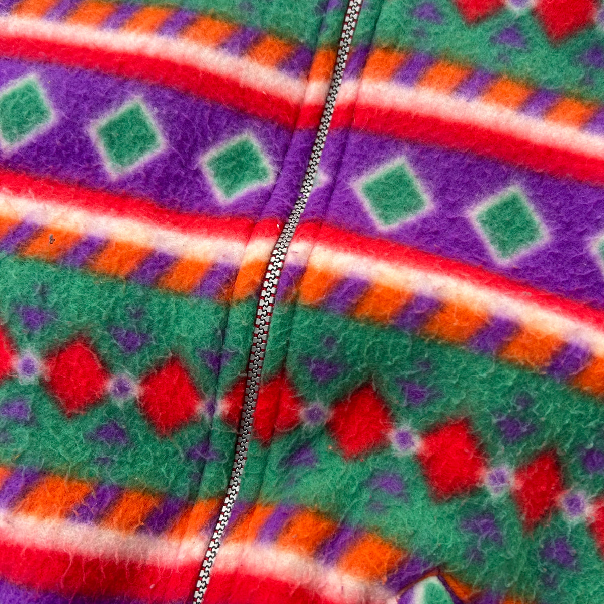Live one colourful vest fleece jacket