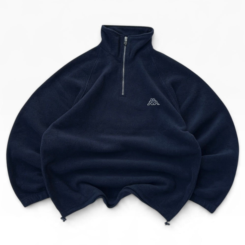 Kappa 1/4 Zip navy fleece