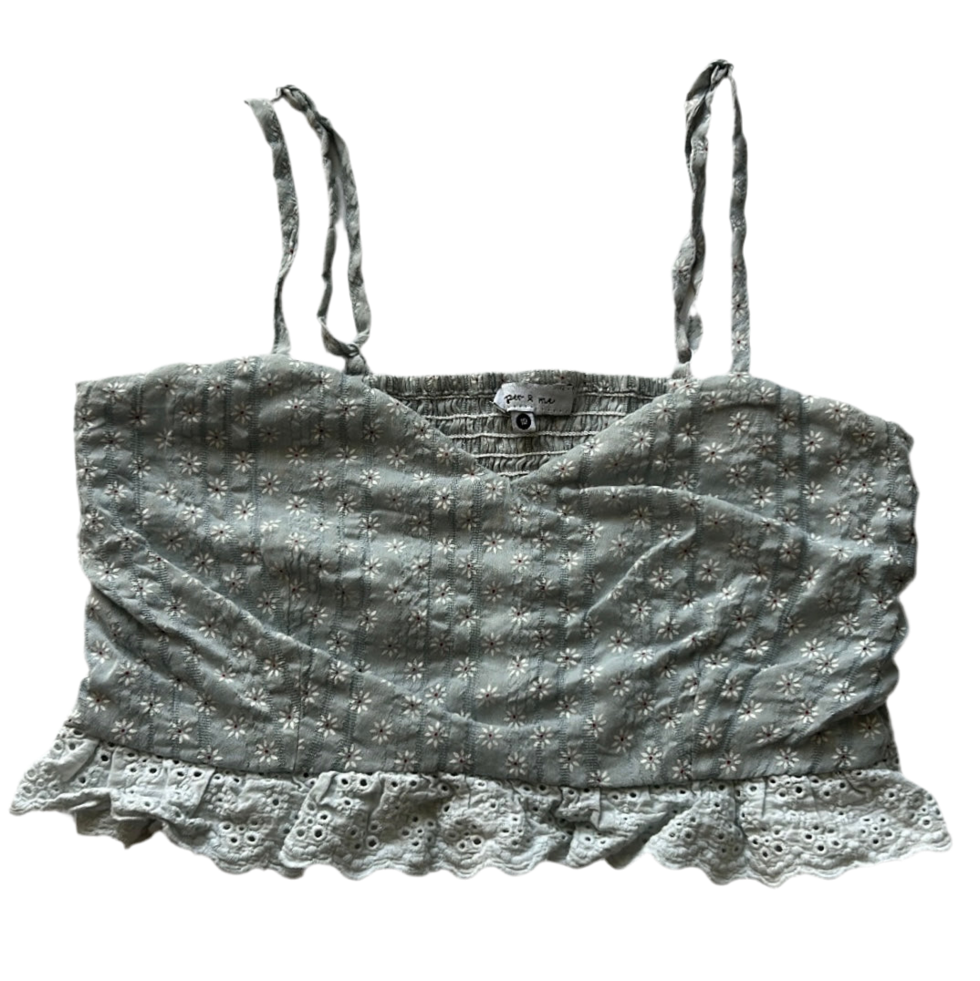 Strappy Ruffled Top