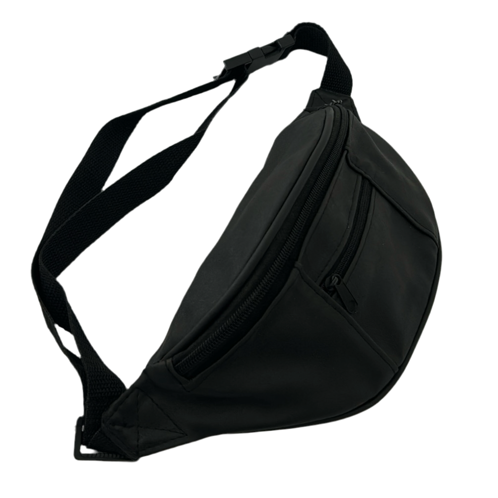 Vintage Leather Banana Bag