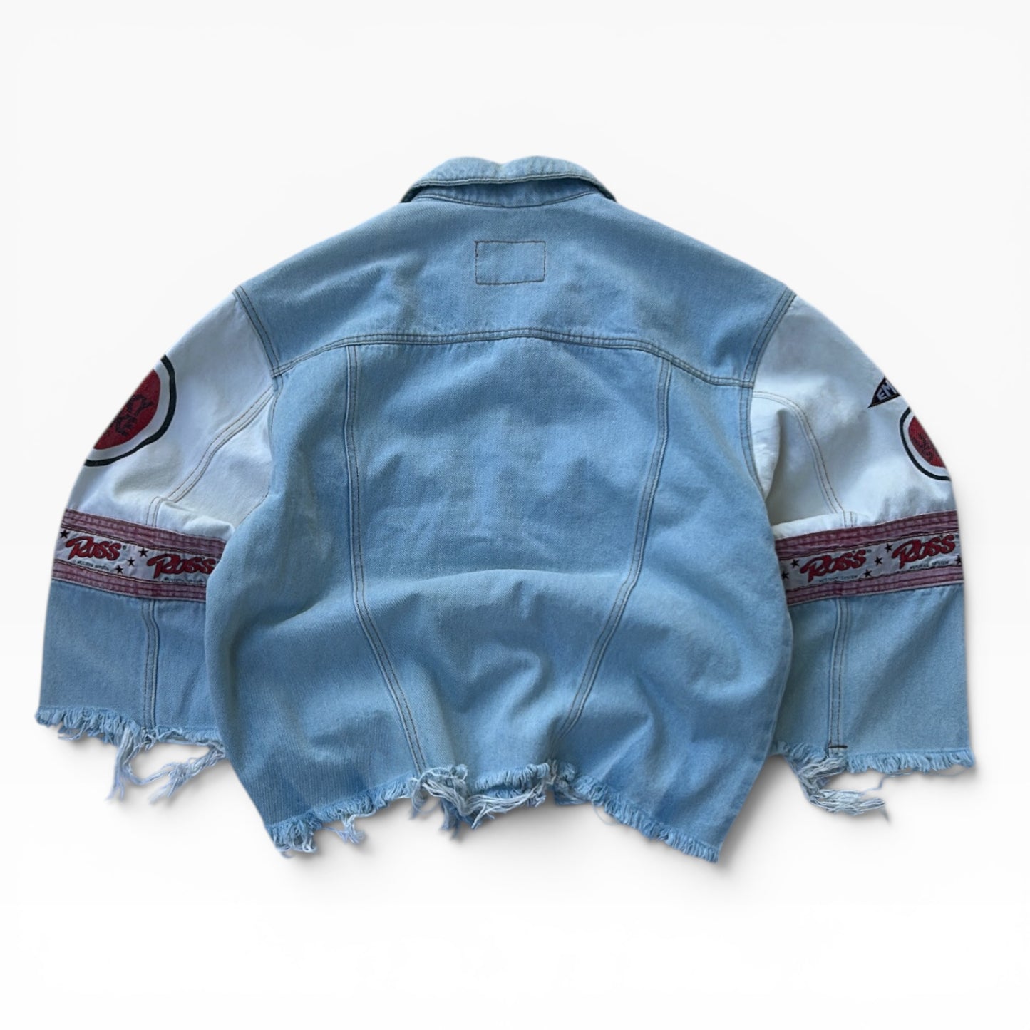 Ross Vintage graphic denim jacket