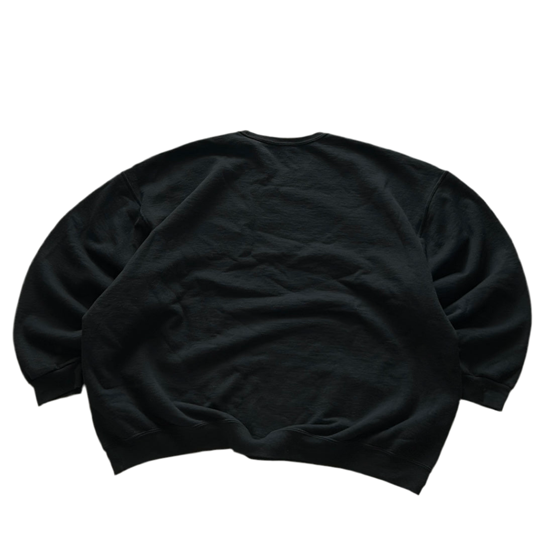 Black Plain Sweatshirt