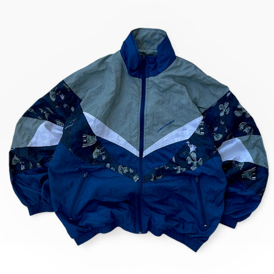 Line a primero vintage shell dark blue full zip jacket