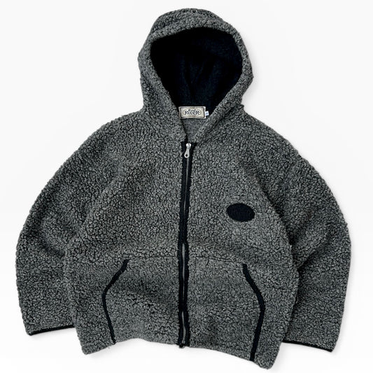 Red river fuzzy hooded adjustable fleece