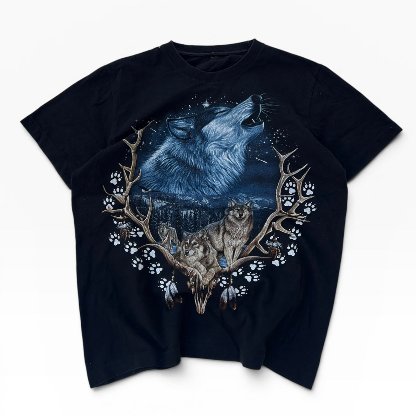 Vintage wolf graphic tee