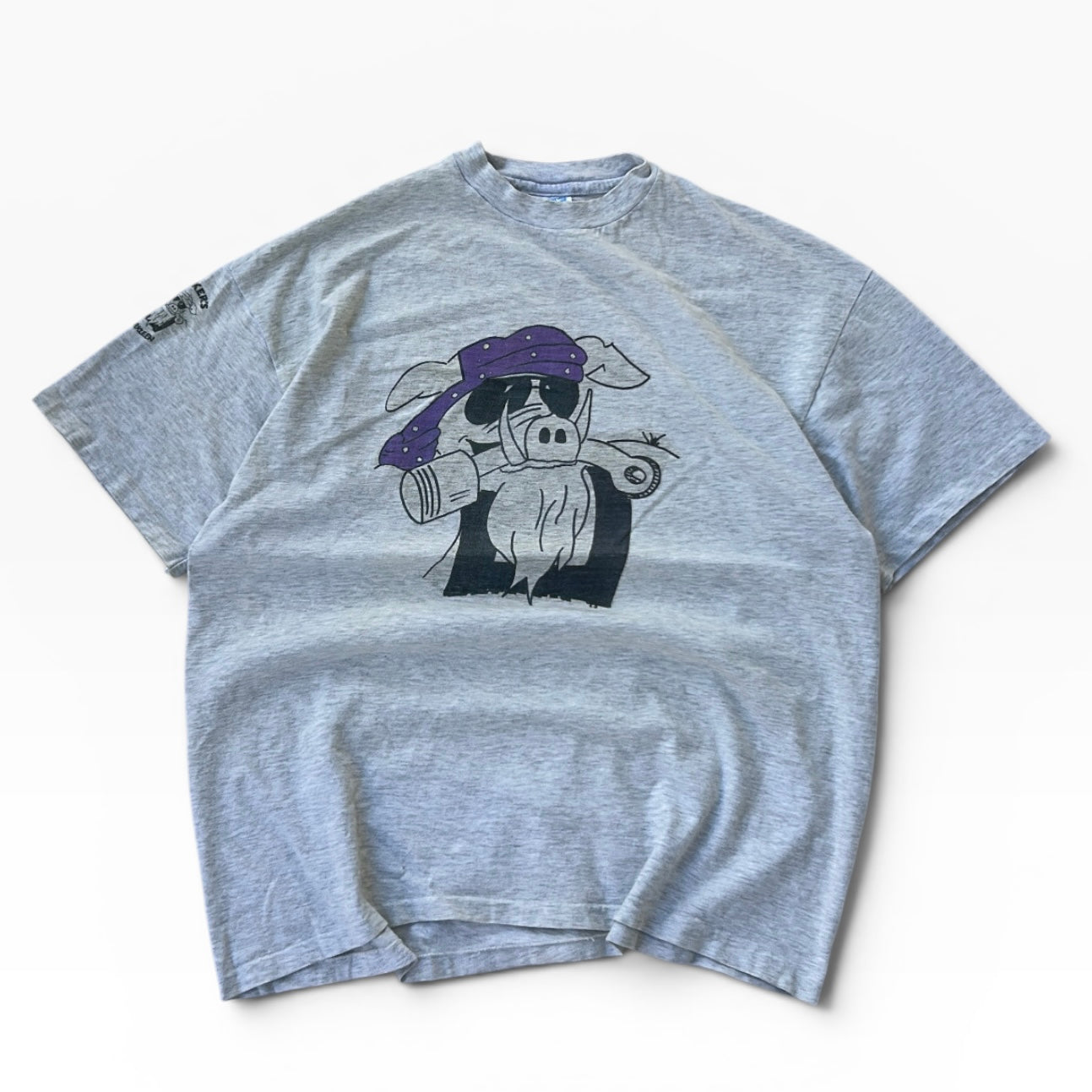 Graphic grey tee