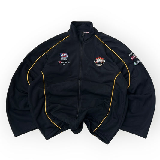 Patched full zip jacket