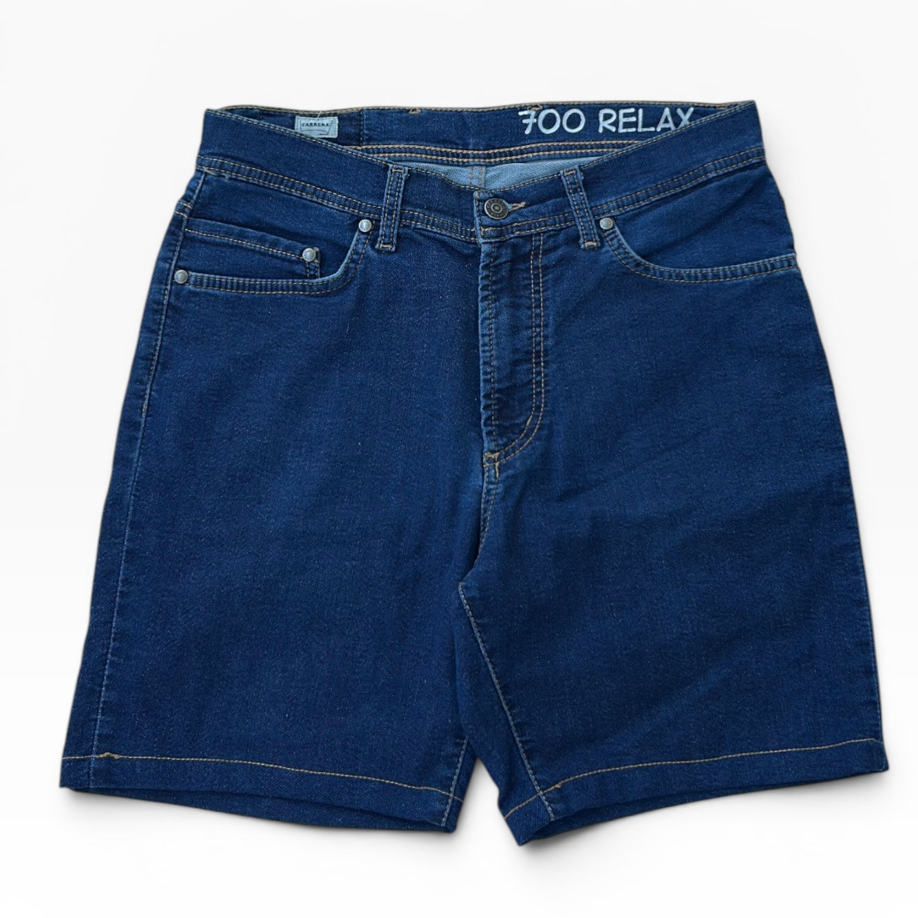 Carrera 700 dark wash denim shorts