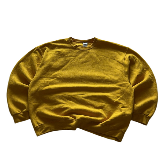 Yellow Plain Sweatshirt