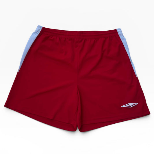 Umbro red athletic shorts