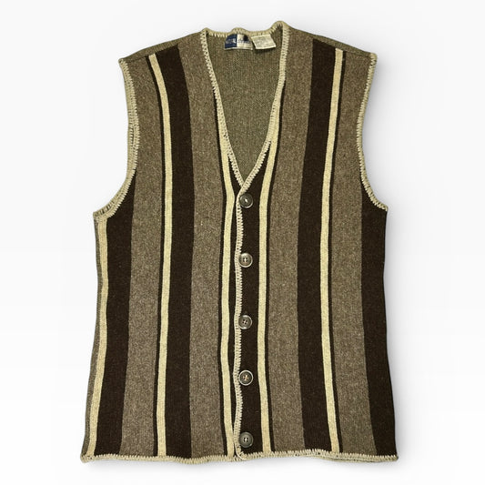 Natural Threads Long button up vest cardigan