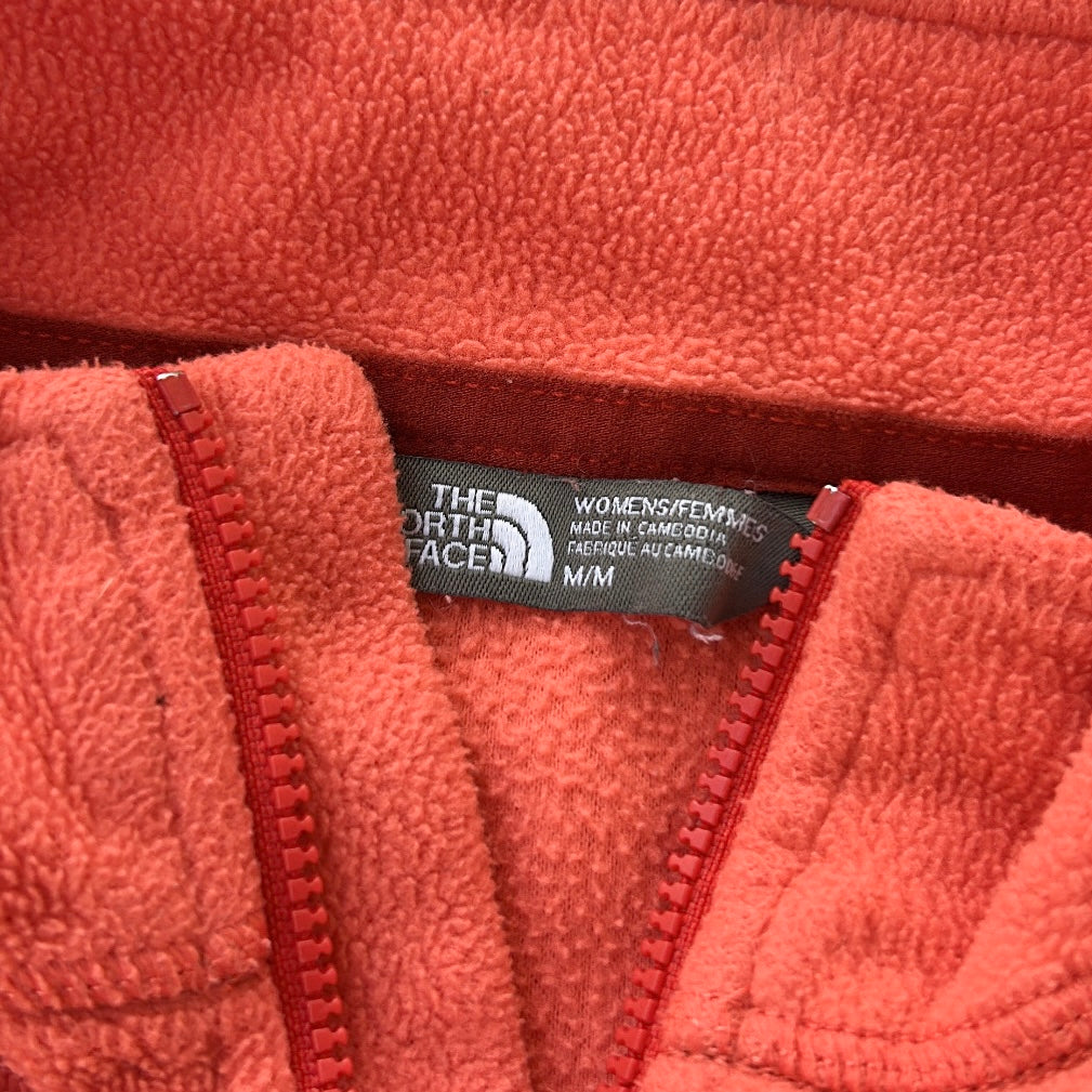 The North Face peachy 1/4 Zip fleece