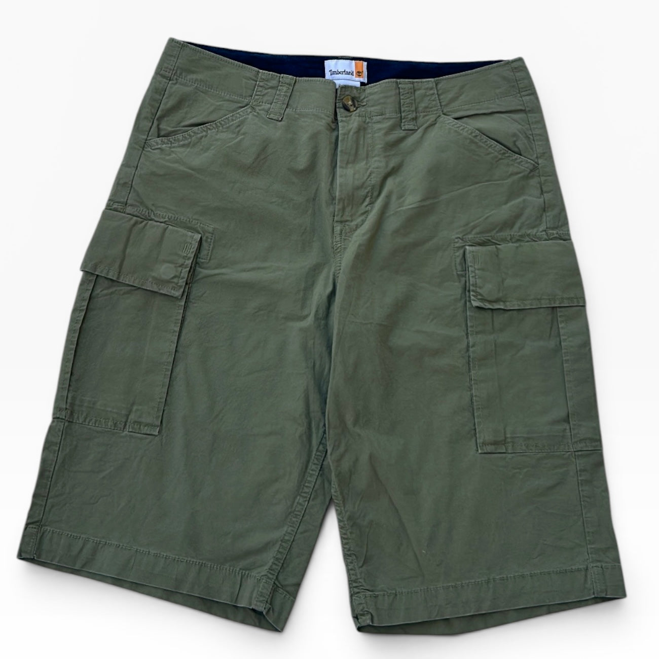 Timberland khaki cargo bermuda shorts