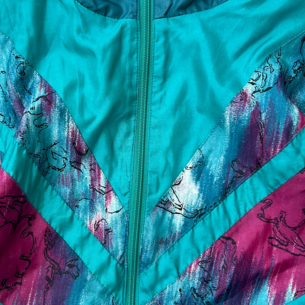 Vintage colourfull shell jacket