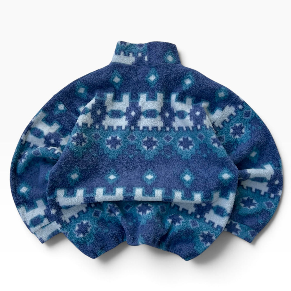 1/4 Zip vintage crazy adjustable fleece
