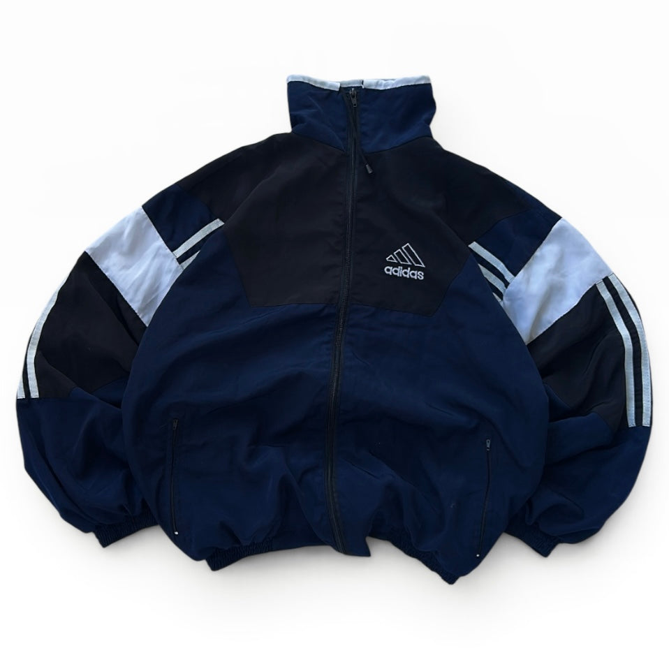 Adidas Navy shell full zip jacket