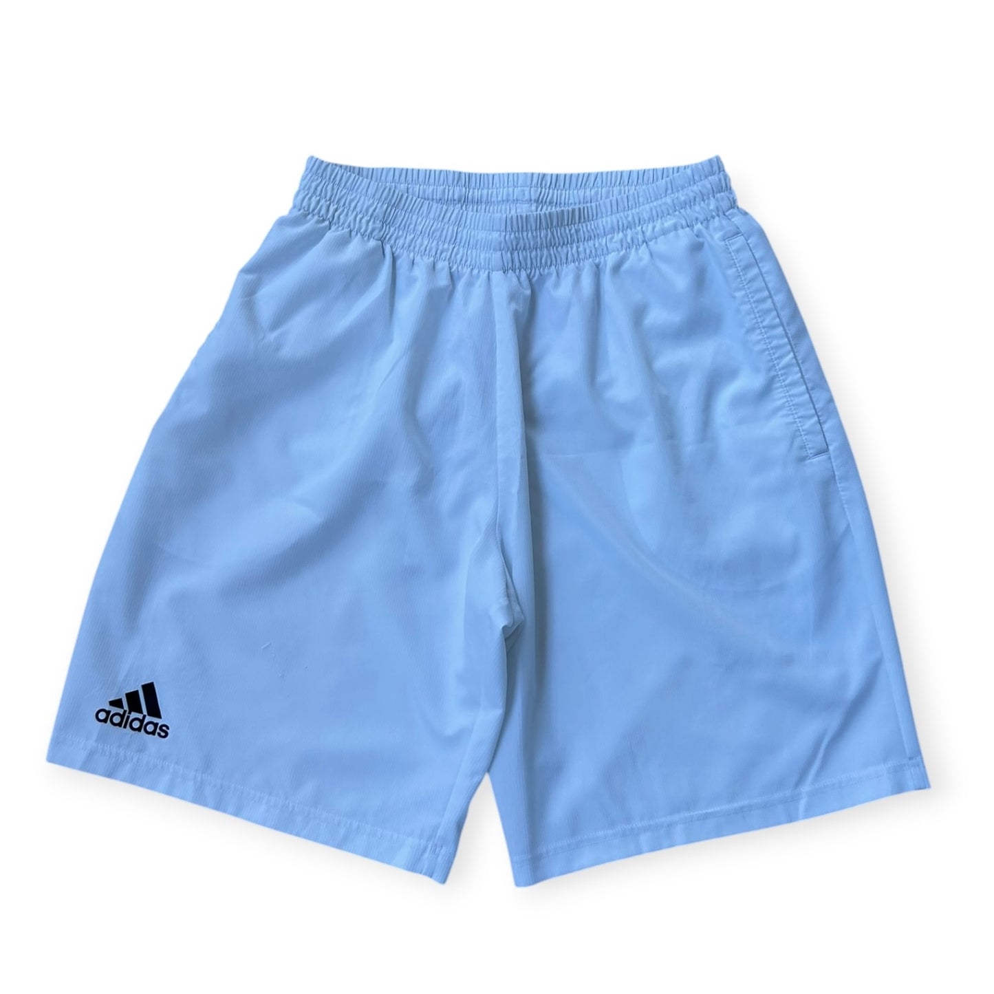 Adidas white bermuda shorts (adjustable waist)