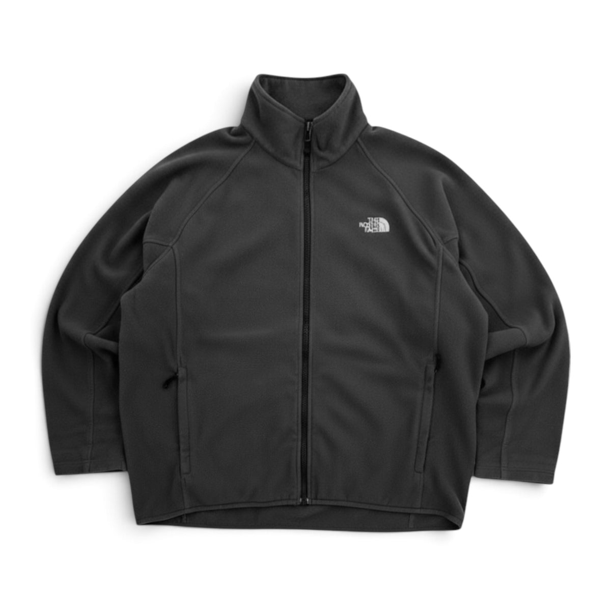 The North Face grey full zip fleece