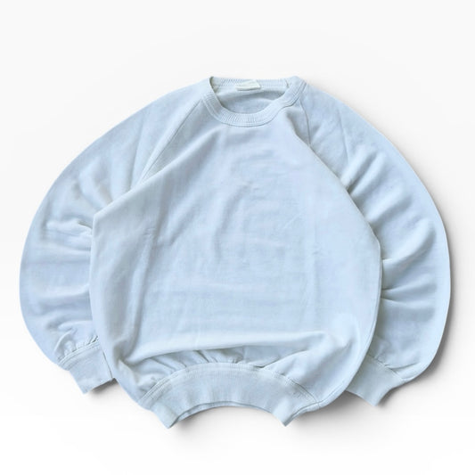 White plain vintage sweatshirt