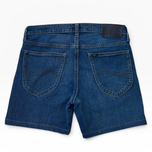 LEE dark wash denim shorts