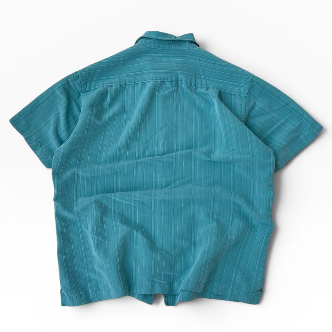 sea blue Hawaiian shirt