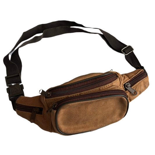 Leather Banana Bag