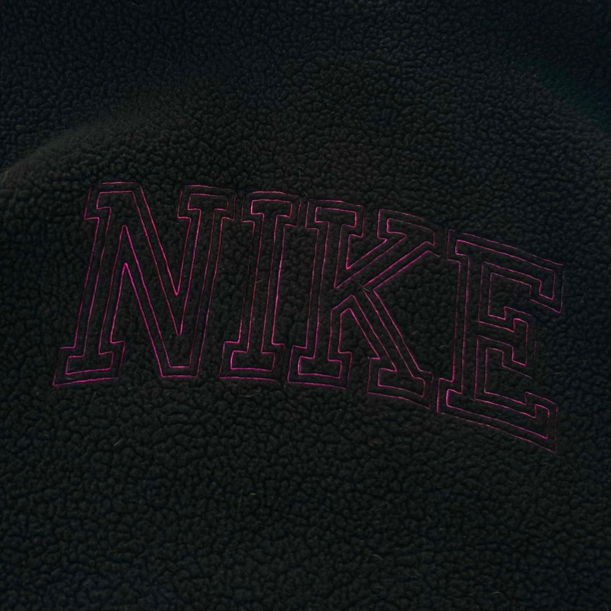 Nike fuzzy black x hot pink lining