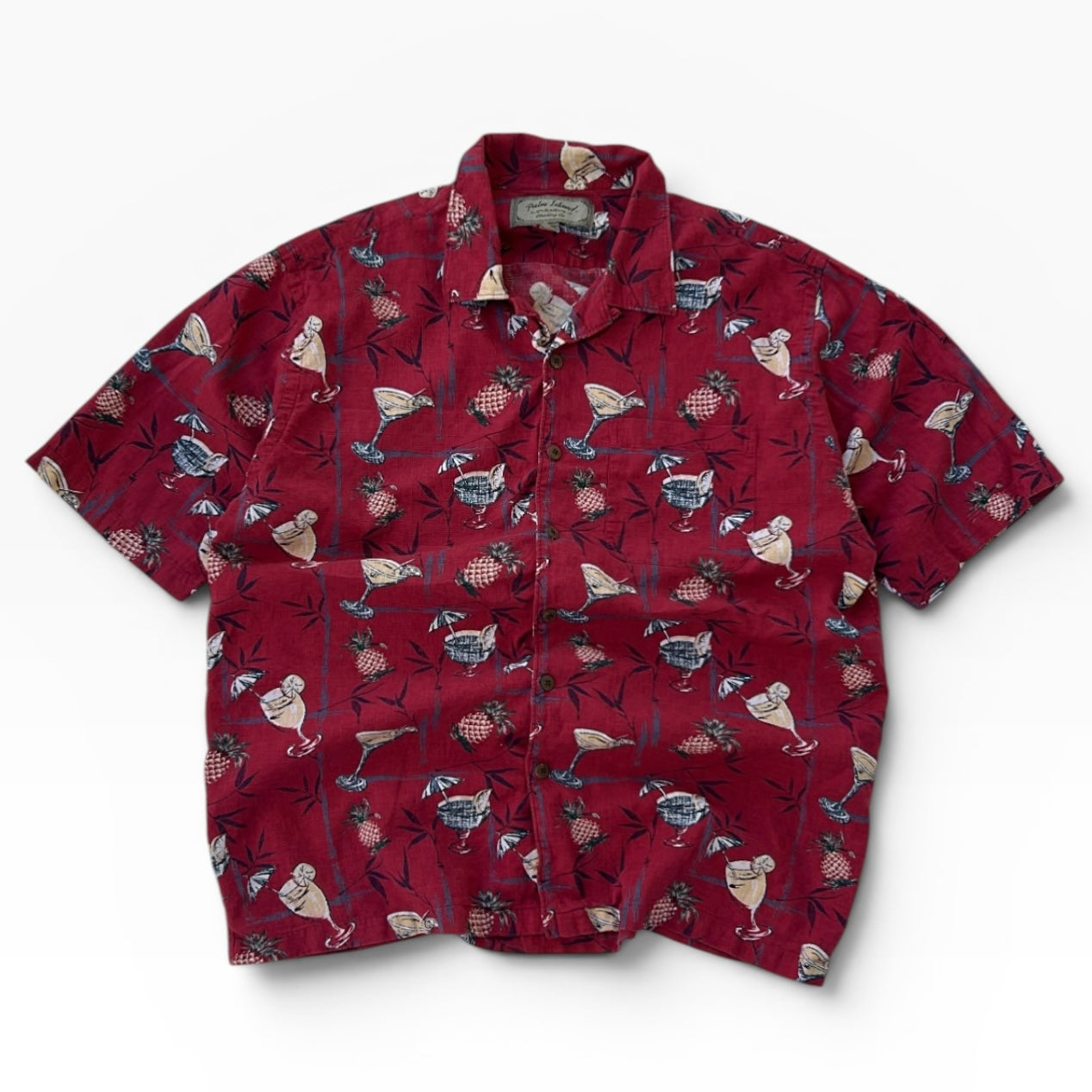 Palm Island Hawaiian cocktail shirt