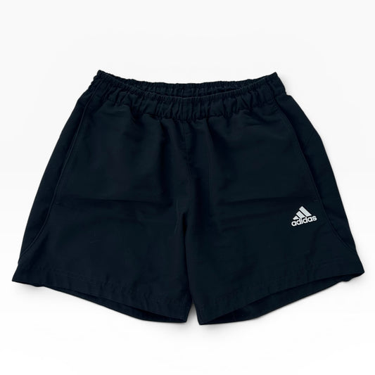 Adidas track black adjustable shorts