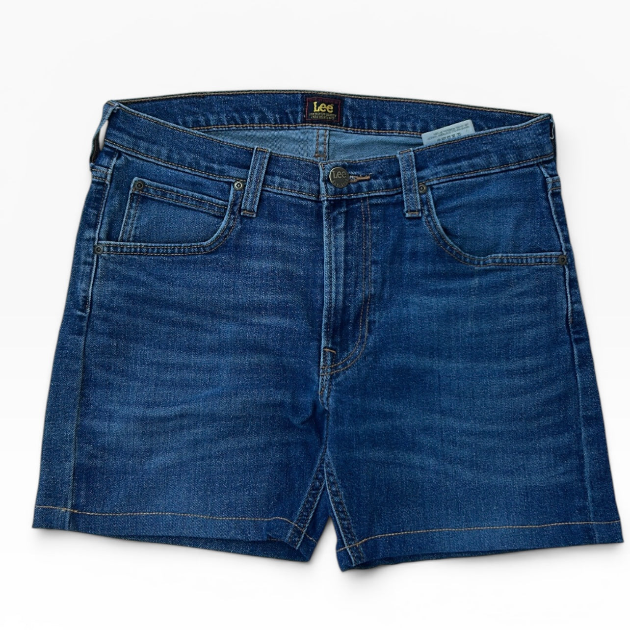 LEE dark wash denim shorts
