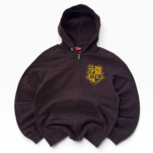 Puma chocolate brown 00’s hooded jacket