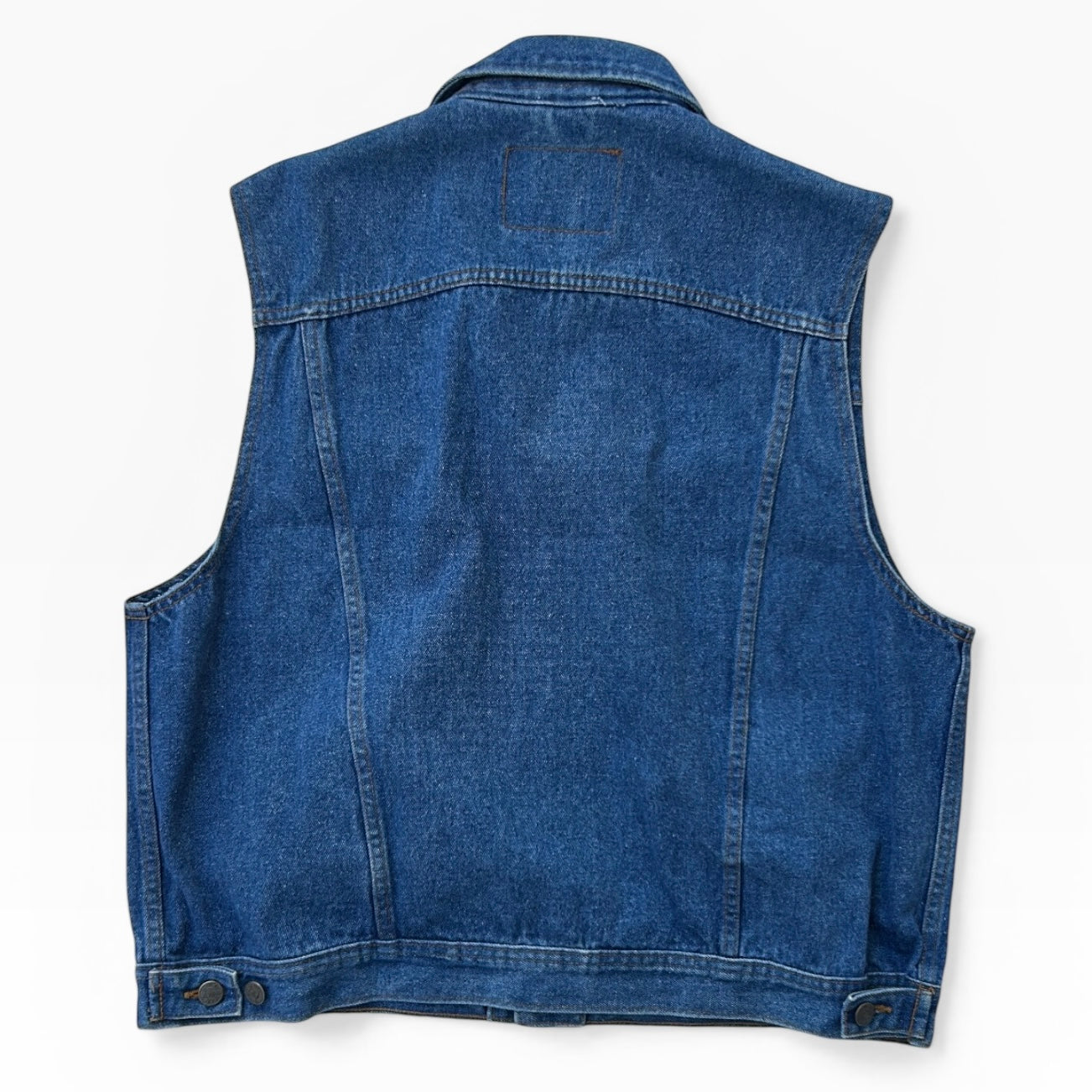 DiviGsion Mid Wash Denim Vest Jacket