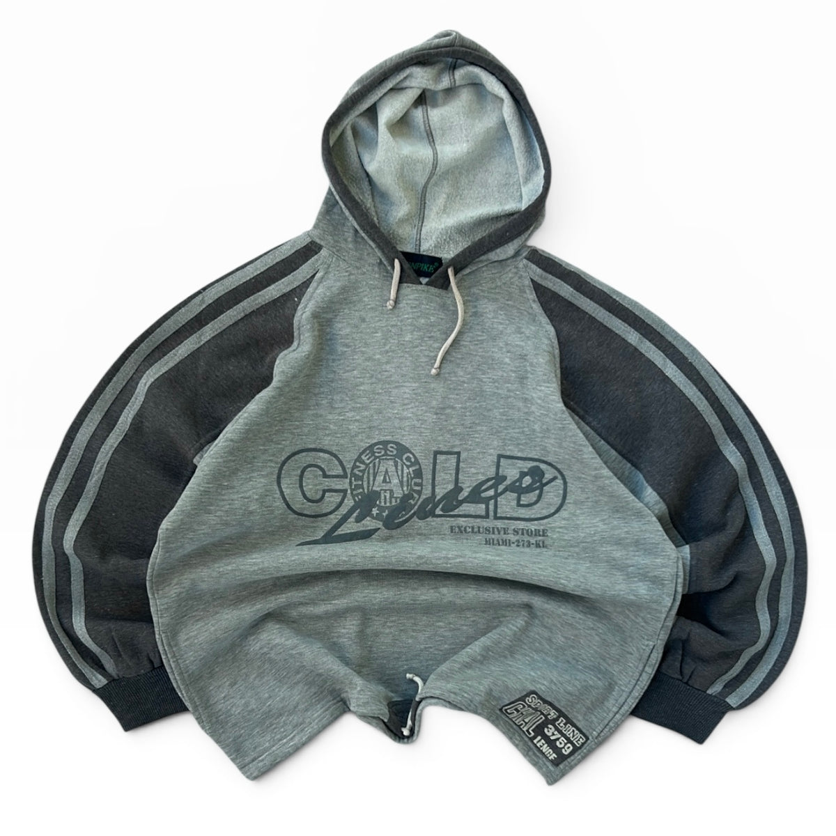 00’s graphic style hooded sweatshirt
