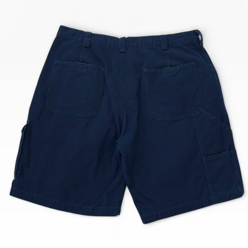 Navy cargo bermuda shorts
