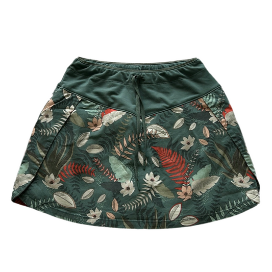 Floral Mini Skort (Skirt+Shorts)