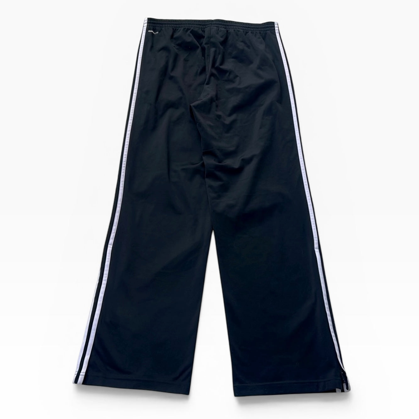 Adidas originals black x three stripe adjustable track pants
