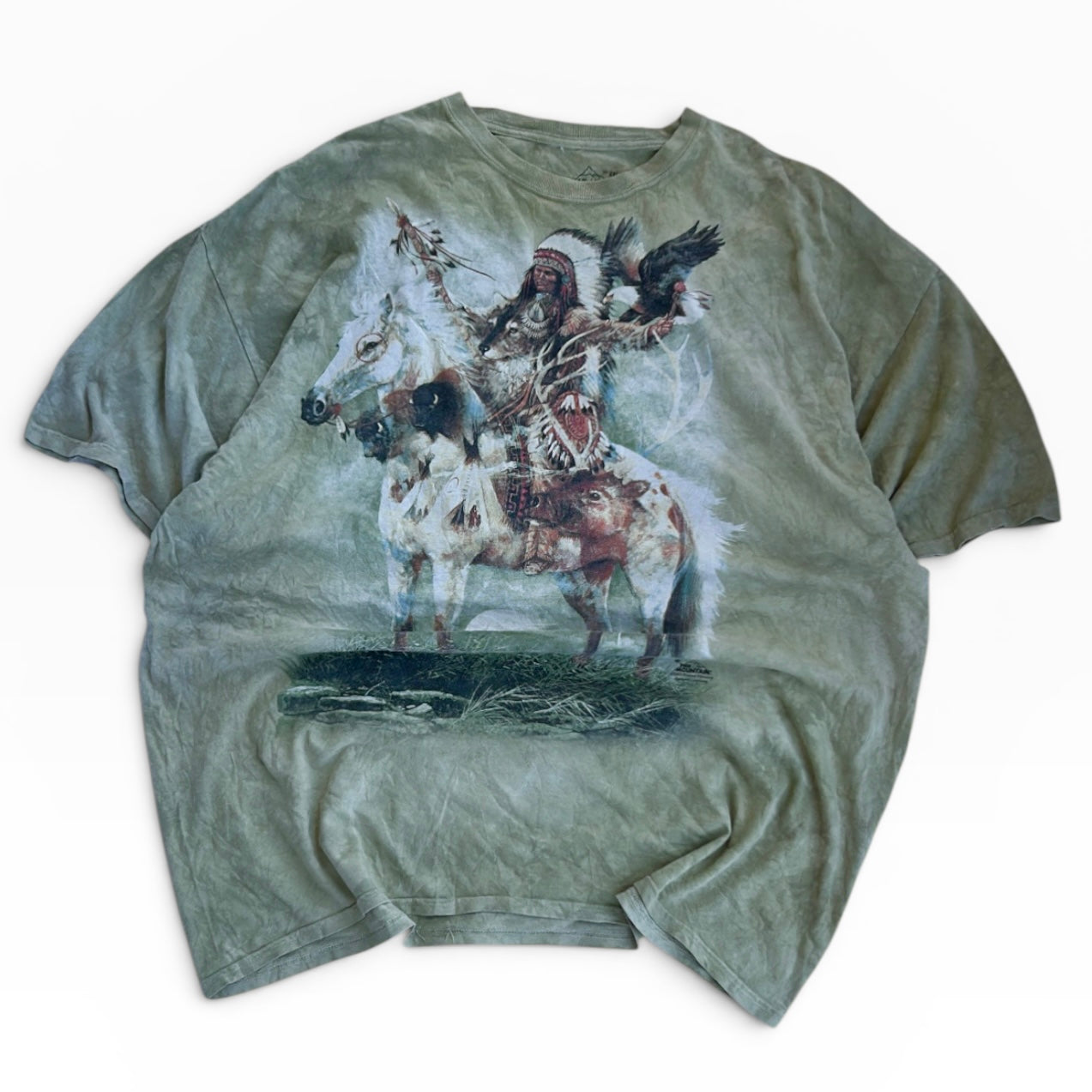 The mountain tribal graphic tee (100% cotton)