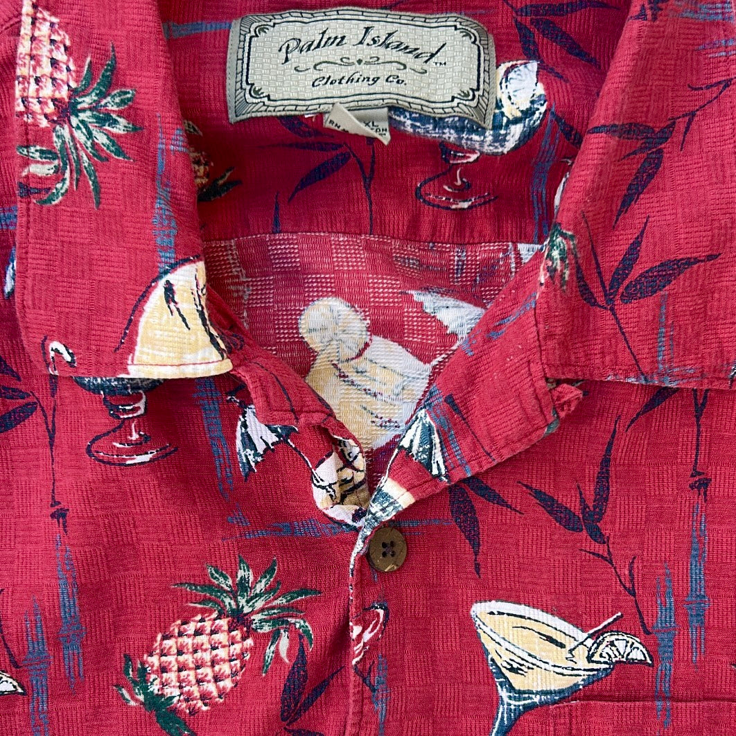 Palm Island Hawaiian cocktail shirt