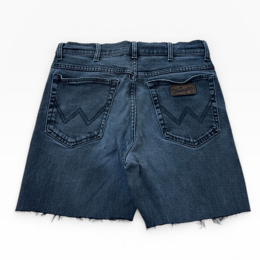Wrangler dark grey denim shorts
