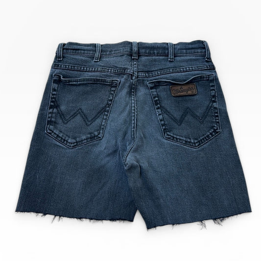 Wrangler dark grey denim shorts