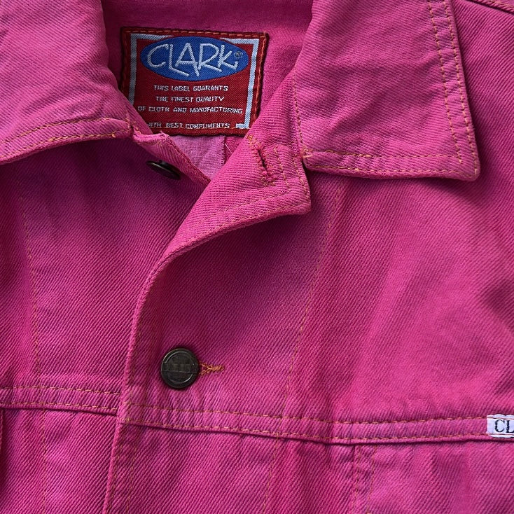 Hot pink Clark denim jacket