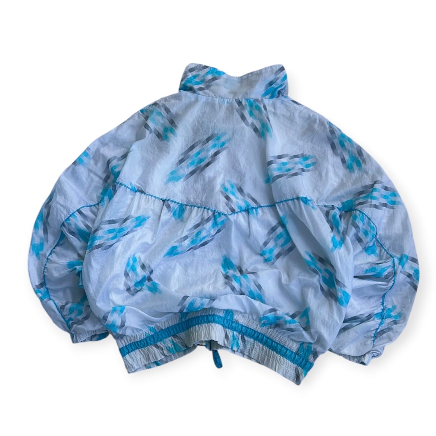 Baby blue x white shell vintage jacket