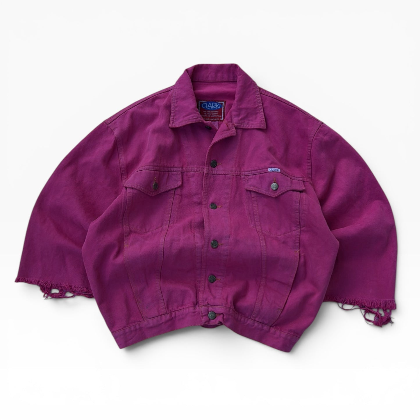 Hot pink Clark denim jacket
