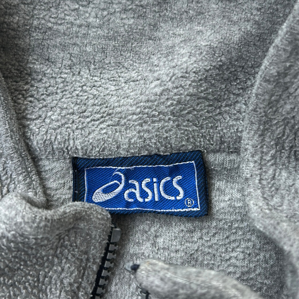 Asics grey 1/4 Zip adjustable Fleece