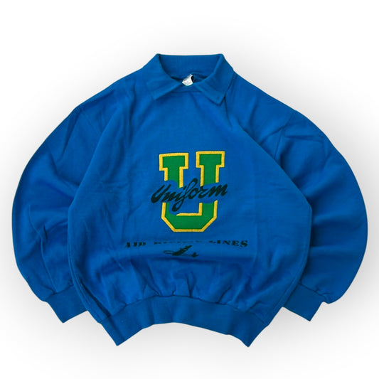 Graphic vintage polo style sweatshirt