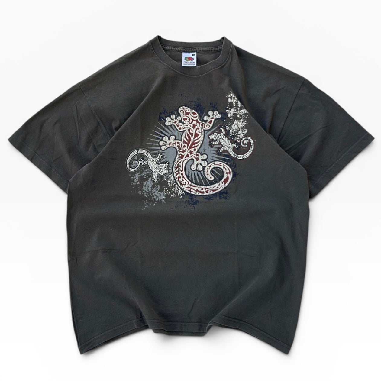 Lizard graphic Fruit of the Loom tee