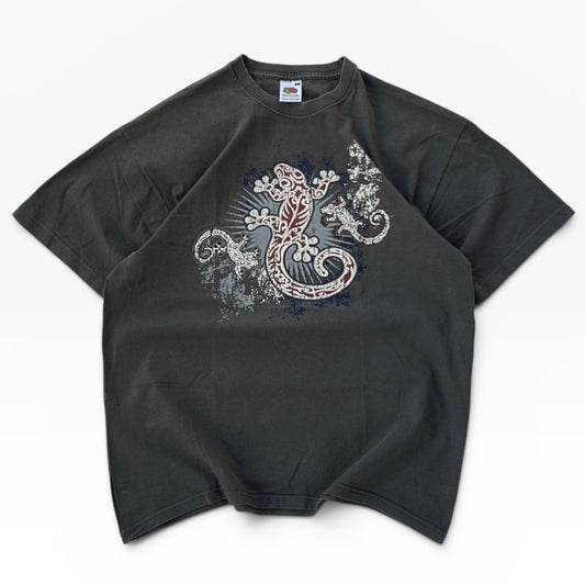 Lizard graphic Fruit of the Loom tee