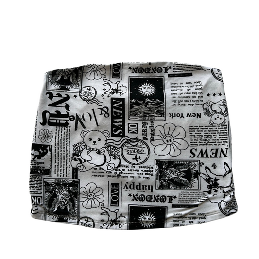 Graphic Tube Top