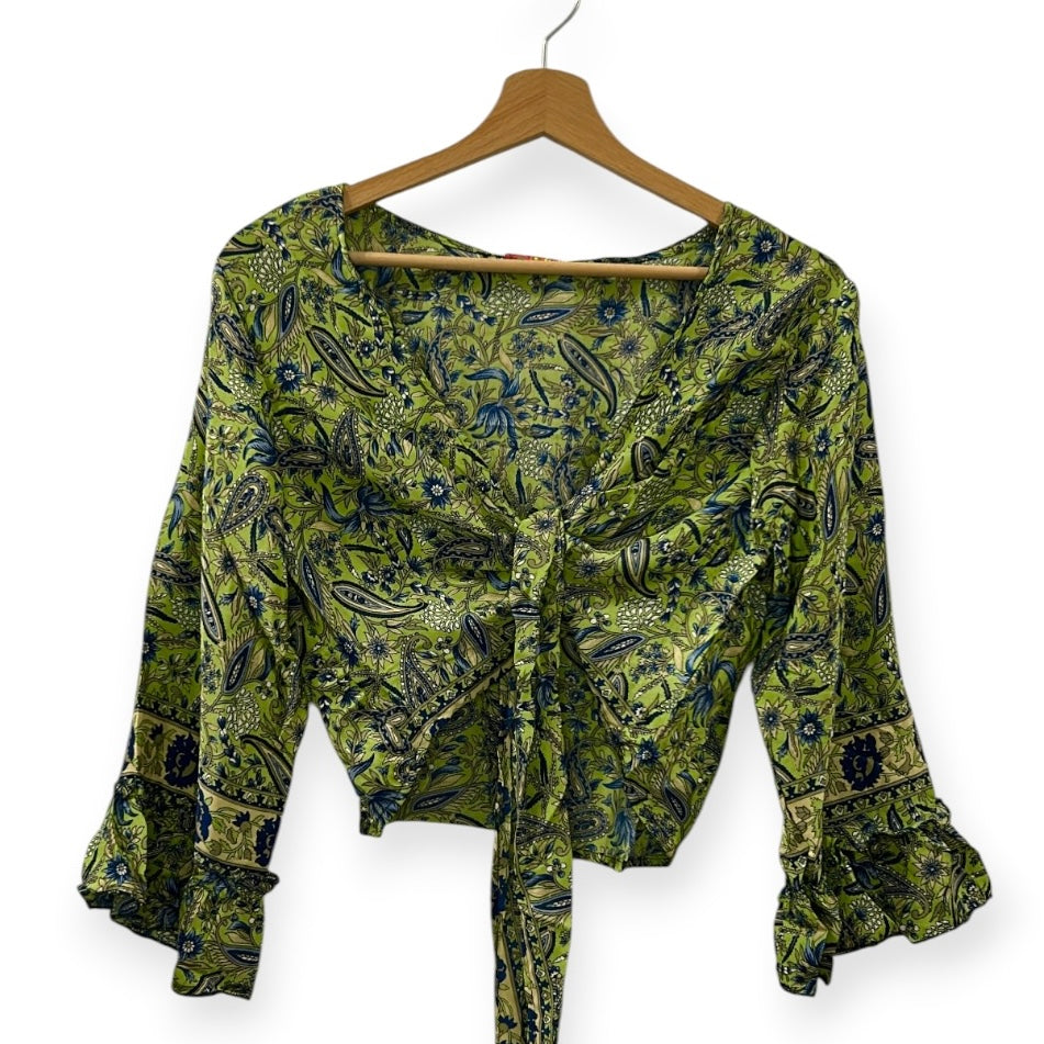 Dead stock retro coloublock tie top