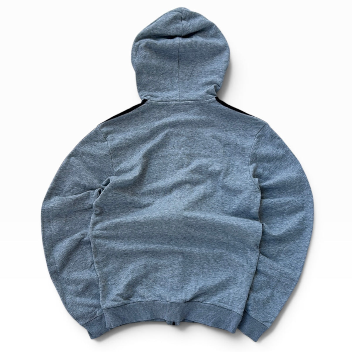 Adidad grey three stripe originals full zip jacket